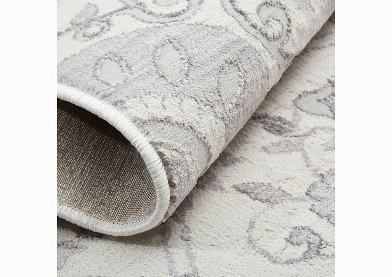Home Dynamix Christian Siriano Brooksville Lambeth Transitional Area Rug 7'9"x10'2" Textured Ivory/Blue/Gray,Home Dynamix